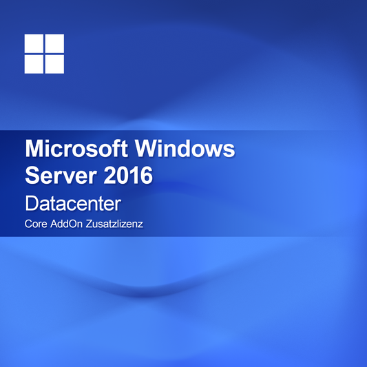 Microsoft Windows Server 2016 Datacenter, Core AddOn dodatečná licence