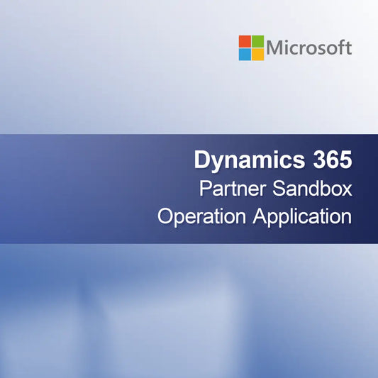 Aplikačná operácia partnera Dynamics 365 Sandbox