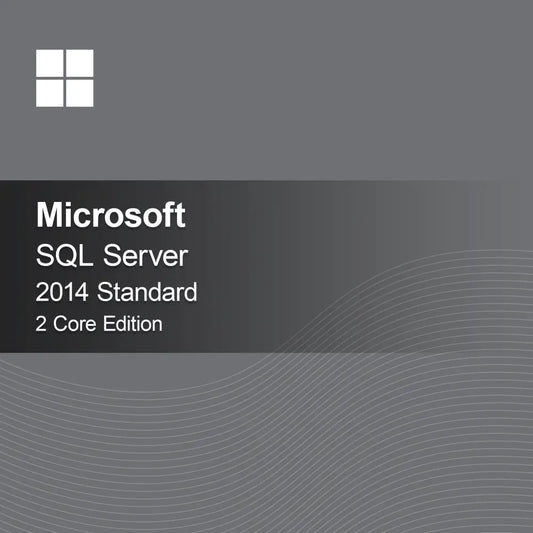 Microsoft SQL Server 2014 Standard - 2 Çekirdek Sürümü
