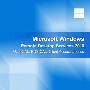 Microsoft Windows Remote Desktop Services 2016 Bruger CAL, RDS CAL, Klientadgangslicens