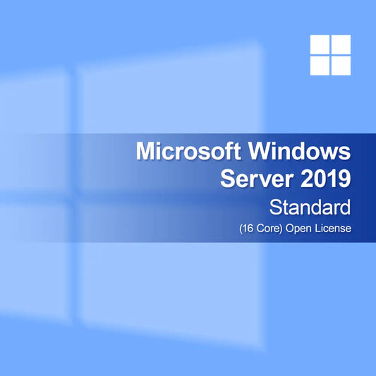 Microsoft Windows Server 2019 Standard (16 jader) Open License