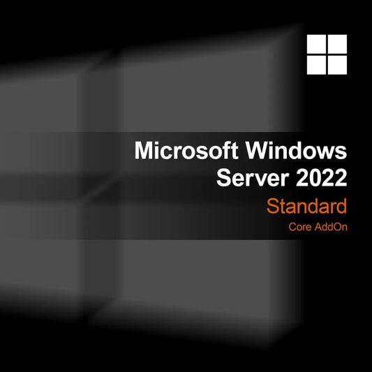 Microsoft Windows Server 2022 Standard Core Tillegg